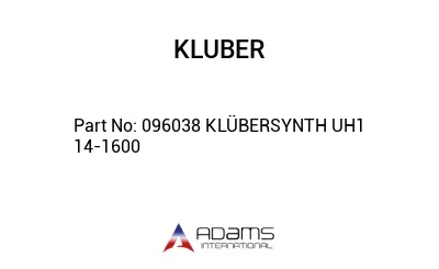 096038 KLÜBERSYNTH UH1 14-1600