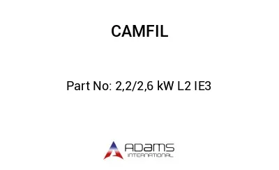 2,2/2,6 kW L2 IE3