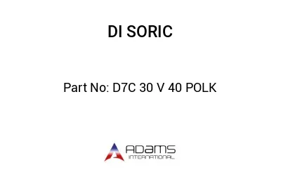 D7C 30 V 40 POLK