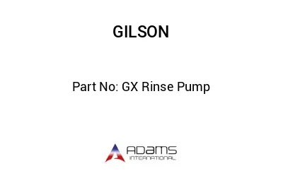 GX Rinse Pump