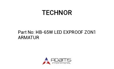 HB-65W LED EXPROOF ZON1 ARMATUR