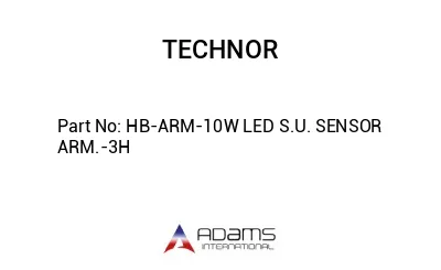 HB-ARM-10W LED S.U. SENSOR ARM.-3H