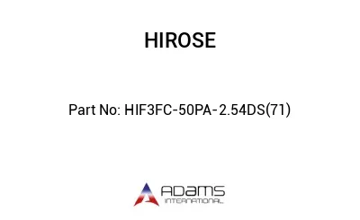 HIF3FC-50PA-2.54DS(71)