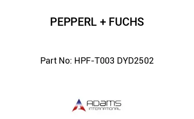 HPF-T003 DYD2502