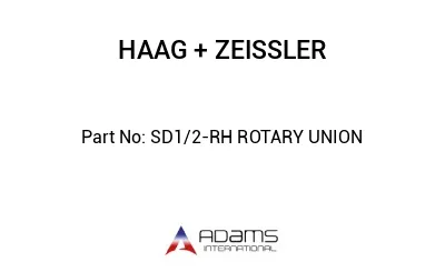 SD1/2-RH ROTARY UNION