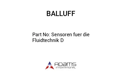 Sensoren fuer die Fluidtechnik D									