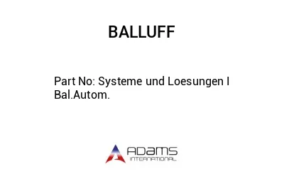 Systeme und Loesungen I Bal.Autom.									